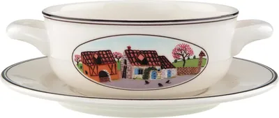 Produktbild von Villeroy & Boch Design Naif Suppentasse mit Untertasse 450 ml