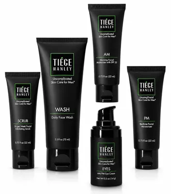 90-Tage Hautpflegeset für Männer – Reiniger, Peeling & Cremes