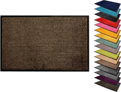 Produktbild von Primaflor Schmutzfangmatte SYDNEY - Braun - 40x60cm - 16 Farben & 9 Größen - Strapazierfähige Türmatte, Rutschfester Türvorleger, Sauberlaufmatte
