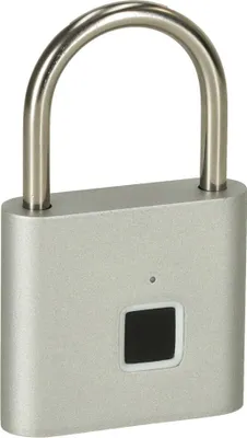 Produktbild von Fingerabdruck-Vorhängeschloss intelligent schwarz