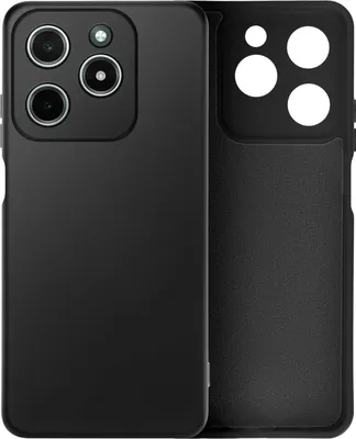 Zdjęcie produktu dla Avizar, półsztywne silikonowe etui na telefon komórkowy Realme C61, czarne