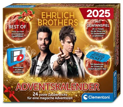 Immagine prodotto di Fratelli Clementoni Ehrlich - Calendario dell'Avvento di magia