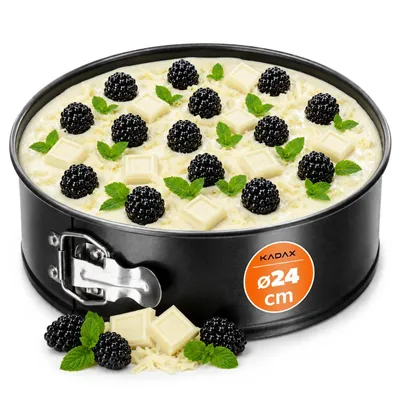 Image de KADAX Plaque à gâteaux "Lodi", Moule à gâteaux, Moule rond à pâtisserie, Moule à gâteau 24cm