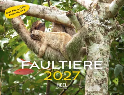 Produktbild von Faultiere Kalender 2027 Eintragkalender
