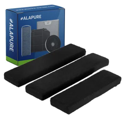 Immagine prodotto di Filtro a carbone attivo Alapure compatibile con Novy Monoblock 98001 (3 pezzi)