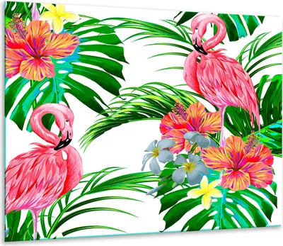 Obrázek produktu pro Kryt varné desky Skleněný kryt varné desky Splashback 60x52cm Květiny