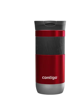 Imagen del producto de ContiGo! Byron 2.0 SNAPSEAL, , Plateado, Rojo, Acero inoxidable, 6 horas, 12 horas, 470 ml, 83 mm
