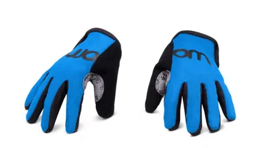Immagine prodotto di Guanti da ciclismo per bambini Woom, colore: blu, taglia: 5 (38)