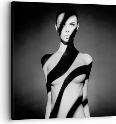 Produktbild von Bild auf Leinwand - Leinwandbild - Einteilig - Nackt Frau Fotografie - 40x40cm - Wand Bild - Wanddeko - Wandbilder - Leinwanddruck - Bilder - Wanddekoration - Leinwand bilder - Wandbild - AC40x40-4221