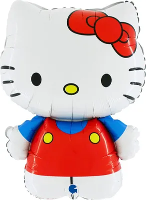 Productafbeelding van Hello Kitty rode folieballon, 64 cm