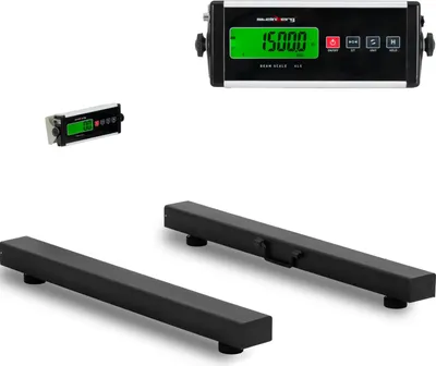 Produktbild von Digitale LCD Bluetooth Balkenwaage 1500 / 0,5 kg 100 x 10 cm