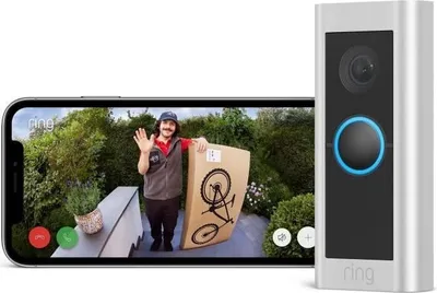 Obrázek produktu pro Videozvonek, RING Pro, kabelový, montáž na DIN lištu, HD video, snímač pohybu