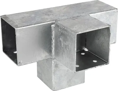 Immagine prodotto di Giunto angolare per pergola con prolunga per pali 7 x 7 cm modello cubo - per pezzo