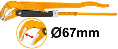 Obrázok produktu pre Hasák - kliešte na rúry 2" 45° Ingco