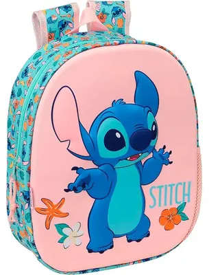 Produktbild von Safta Stitch 3d 8.64l Rucksack Rosa  Kinder Rosa One Size