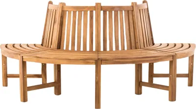 Produktbild von CLP Baumbank Leming halbrund Größe 200 cm