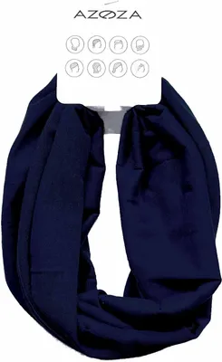 Immagine prodotto di Foulard multifunzione da uomo e da donna, sciarpa tubolare, sciarpa per attività all'aperto, per moto, bicicletta, sciarpa tubolare, sciarpa, blu navy