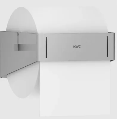 WC-Rollenhalter für Aufputzmontage Edelstahl Oberfläche seidenmatt KWC EXOS675X