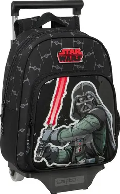 Produktbild von Safta Star Wars Der Fighter Rucksack Mit Rollen Schwarz  Schwarz One Size