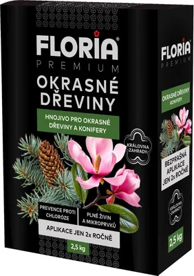 Obrázek produktu pro AGRO Floria Premium Hnojivo pro okrasné dřeviny a konifery 2,5 kg AGRO 008421