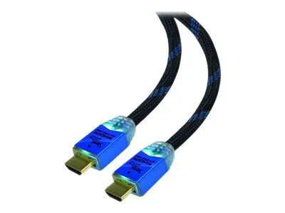 Obrázek produktu pro Steelplay JVAPS400039, 2 m, HDMI Typ A (standardní), HDMI Typ A (standardní), 3D kompatibilita, 18 Gbit/s, Černá, Modrá