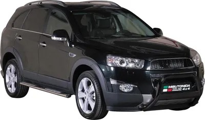 Image de Pare-buffle Avant pour Chevrolet Captiva 2011-2016 63 mm en Acier Noir