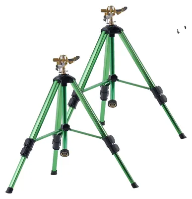 Productafbeelding van VEVOR Telescopisch statief voor sproeier, 360-graden, krachtige sproeier voor grote oppervlakken, verstelbare hoogte: 430 mm, 686 mm, 940 mm, geschikt voor de tuin