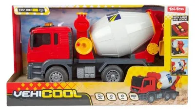 Produktbild von Toi-Toys Spielzeug Betonmischer - Friktion, Licht und Sound, 26cm