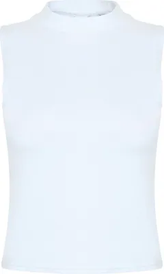 Image de SF - Haut sans manches Coupe haute pour femme PC6037 (L) (Blanc)
