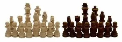 Immagine prodotto di Giochi Dischi Scacchi In Legno 9 Cm (Bianco+nero)