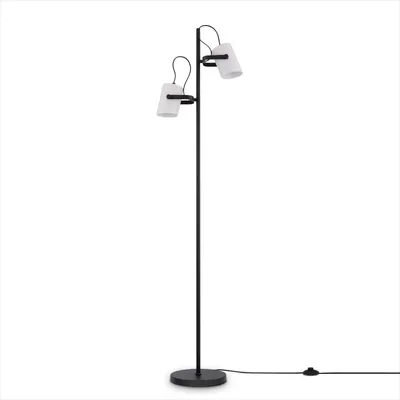 Produktbild von Stehlampe Leselampe Wohnzimmer Retro Schwenkbar Höhenverstellbar Metall