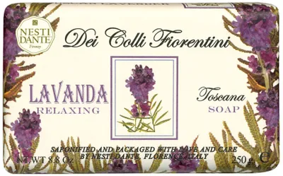 Obrázek produktu pro Nesti Dante Dei Colli Fiorentina mýdlo Triple Milled Vegetal Soap Tuscan Lavender 250 g