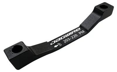Produktbild von Jagwire Bremssatteladapter Postmount 203mm auf 220mm Schwarz - präzise Scheib....