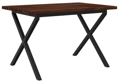 Obrázok produktu pre Štvorcový jedálenský stôl, rozmer 120 x 70 x 75 cm, vyrobený z masívneho akáciového dreva