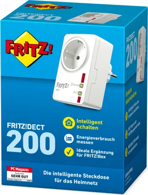 Obrázok produktu pre Inteligentná zásuvka AVM FRITZ!DECT 200 Smart Home