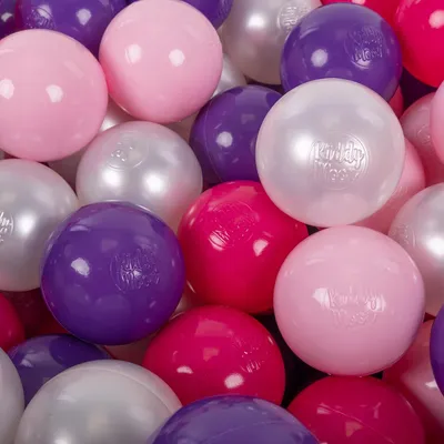 Produktbild von KiddyMoon Plastikball-Set 100 Stück 7cm Kinder