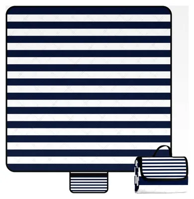 Produktbild von Sandfreie Picknickdecke, 200 x 200 cm XXL Wasserdichte Strandmatte für 4-6 Personen, Leicht und Tragbar mit Tragegriff, Outdoor Stranddecke für Reisen, BBQ, Picknick, Camping, Wandern