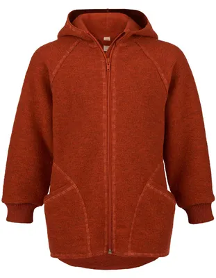 Imagen del producto de Engel Natur, chaqueta para bebé con cremallera, 100% lana (de agricultura ecológica). (Color: Magma Mel)