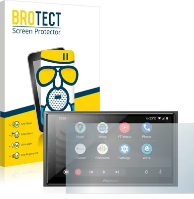 Produktbild von BROTECT Entspiegelungs Schutzglas für Pioneer SPH-EVO64DAB Schutzfolie Panzer Folie Glas Display Schutz matt