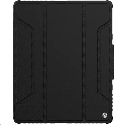 Produktbild von Nillkin, Ständer Bumper PRO Hülle iPad Pro 12,9" / Air 13" mit Kameraabdeckung, Schwarz
