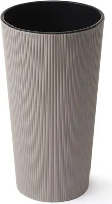 Immagine prodotto di Vaso da fiori LAMELA LILIA JUMPER - striscia diametro 25 cm, altezza 46,5 cm, tortora