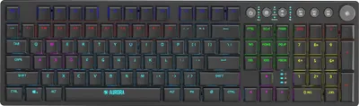Produktbild von iBox AURORA K-6 Tastatur Universal RF Wireless + Bluetooth QWERTY Englisch Schwarz