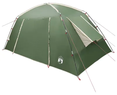 Image de Tente cabane vidaXL avec toit, verte, 400 x 210 x 180 cm, polyester