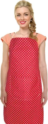 Produktbild von Küchenschürze ADÉLA - Schürze 67x84 cm - Rot,Weiß
