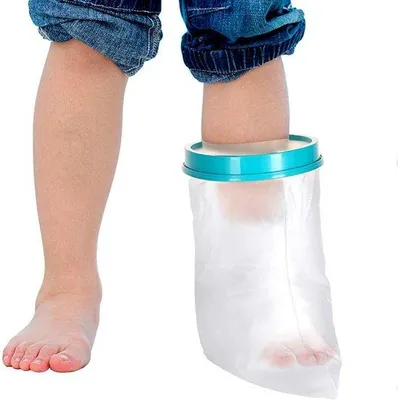 Immagine prodotto di Protezione impermeabile per gesso per bambini - 31 cm / 12" - in plastica.