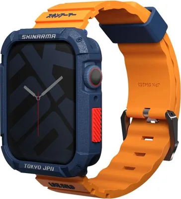 Produktbild von Skinarma Shokku Apple Watch Armband 45/44/42Mm Orange/Orange