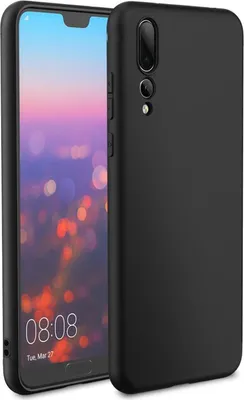 Produktbild von Silikonový kryt pro Huawei P20 Pro ochranný kryt matný černý zadní kryt pouzdro na mobilní telefon