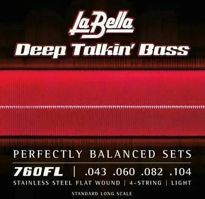 Zdjęcie produktu dla La Bella 760FL Struny do gitary basowej