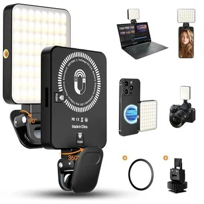 Zdjęcie produktu dla Lampka LED do telefonu 128 diod magnetyczna selfie zdjęć biurkowa