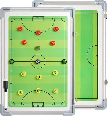 Produktbild von Famanu Taktikboard für Fußballtrainer - Inklusive Stift und Radiergummi